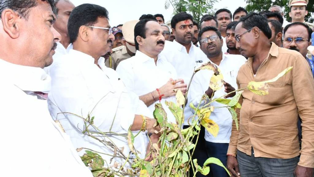 Makarand Patil visits Parbhani district to inspect flood situationx