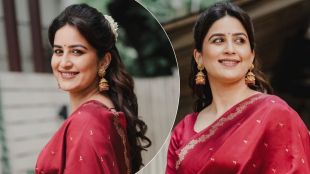 marathi actress vaidehi parshurami shares saree photos on social media