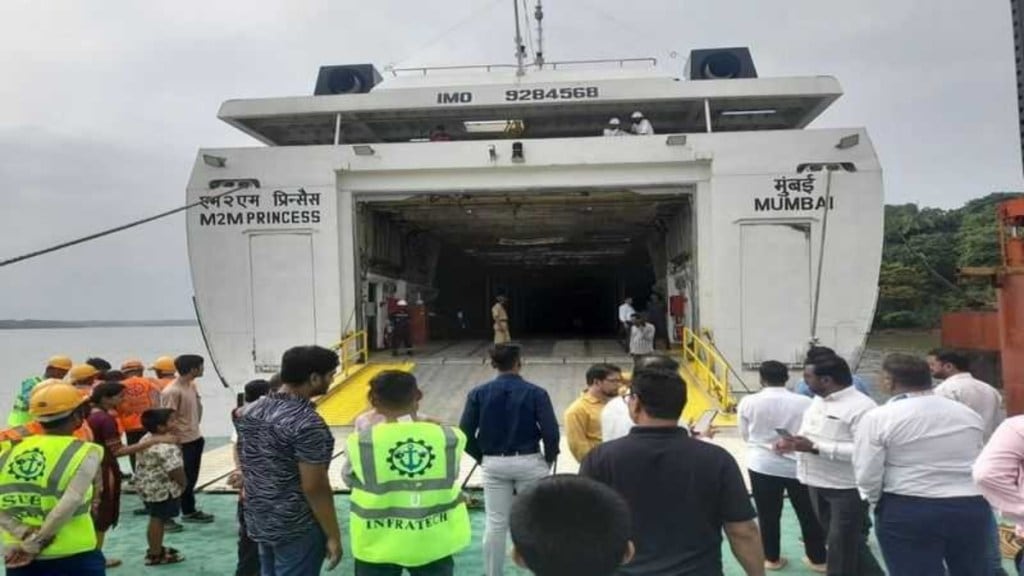 Mumbai to Vijaydurga Ro-Ro Ferry Trial Success