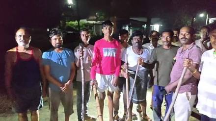 Leopard terror in Gothangaon area gondiya news Leopard terror in Gothangaon area gondiya news