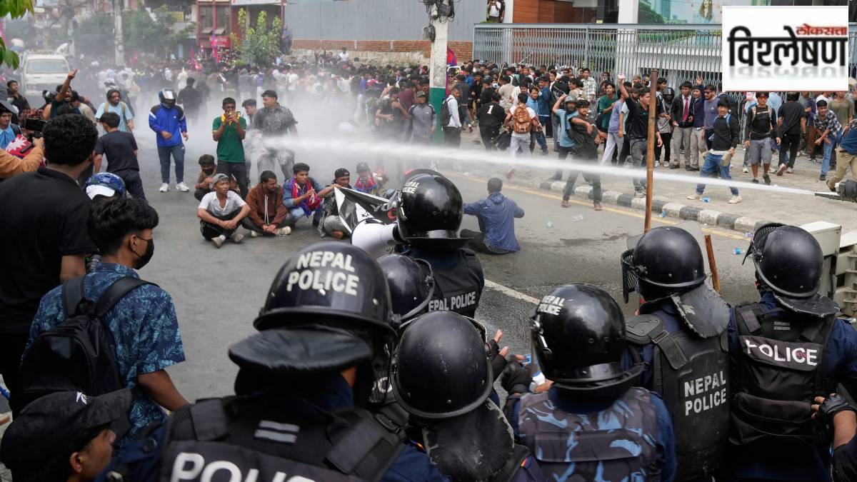 Gen Z protests in Nepal news in marathi
