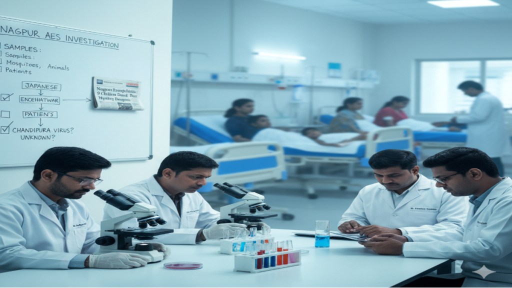 niv team investigates encephalitis deaths nagpur