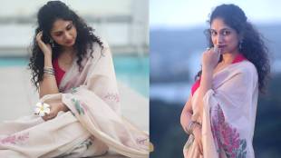 priyadarshini indalkar saree look for dashavtar movie promotions