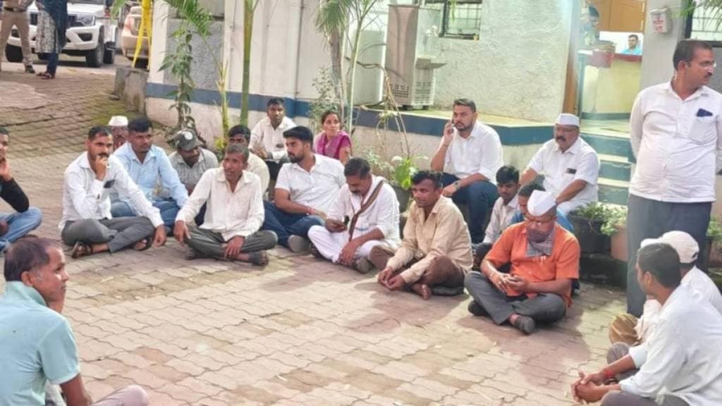 Tribal community protest