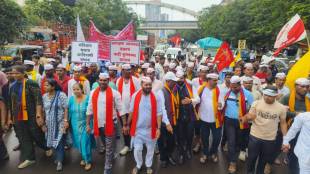 Tribals foot march news in marathi