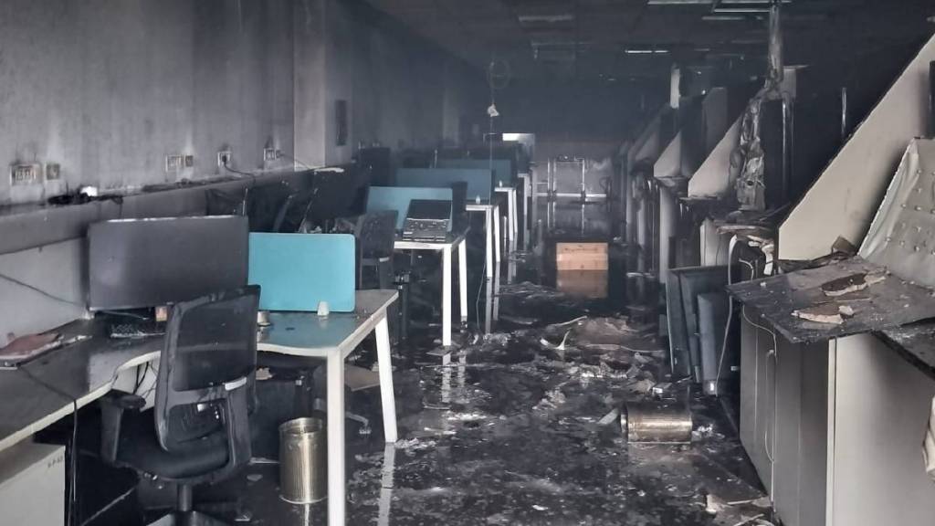 Commerzone IT Park of Yerwada Fire breaks out