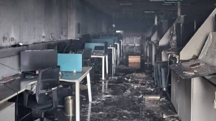 Commerzone IT Park of Yerwada Fire breaks out