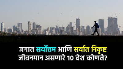 सर्वोत्तम जीवनमान देणारे टॉप १० देश कोणते? पाकिस्तानात काय स्थिती? भारताचा क्रमांक कितवा?