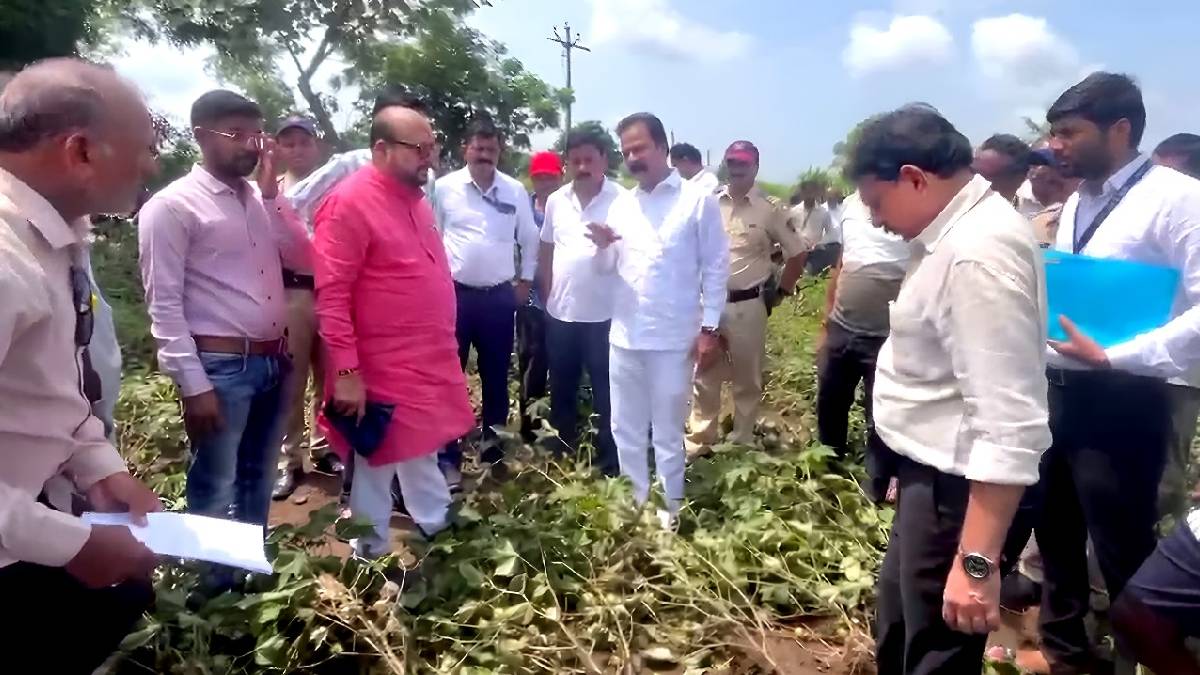 “शासन नुकसानग्रस्त शेतकऱ्यांच्या पाठीशी…” जळगावचे पालकमंत्री गुलाबराव पाटील