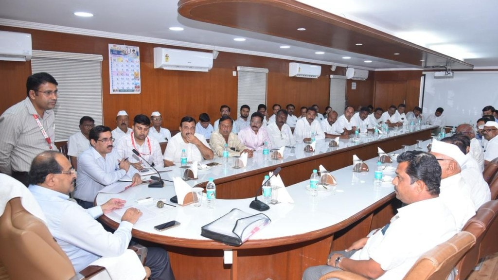 kolhar lohani flood damage and encroachment issue vikhe patil