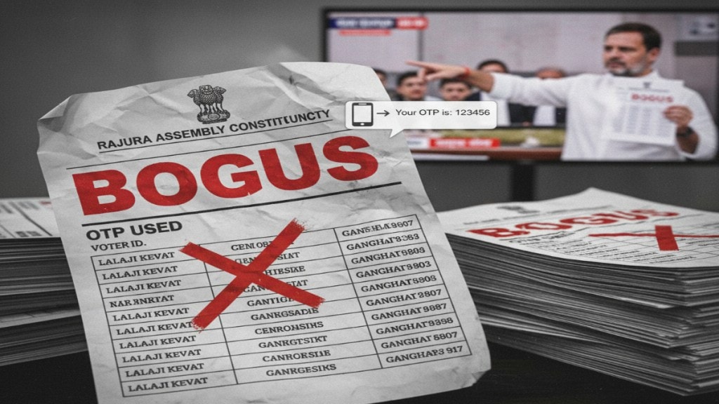rajura bogus voter otp fraud revelation political connection police investigation
