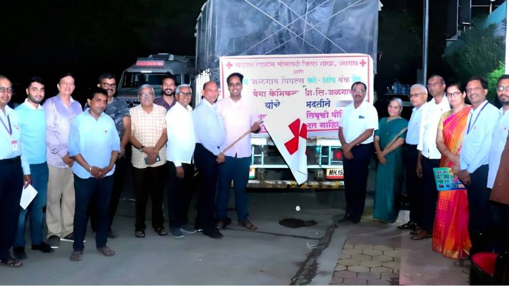 Jalgaon Red Cross flood relief