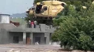 Flood rescue operations in Beed