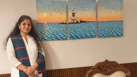 Indian Navy warship INS Udaygiri includes 4 character paintings by Rupali Sandeep Thombre Mumbai print news