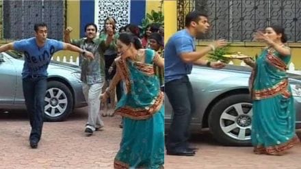 salman khan and disha vakani salman khan and disha vakani