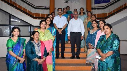 Mahavitaran women employees honored at Samman Saudamini program Amravati