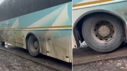 MSRTC Shivneri : धावत्या विद्युत शिवनेरीचे चाक वाकडे झाले… मोठी दुर्घटना टळली