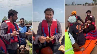 आता आपल्याला भाकरीचं कर्ज चुकवायचंय…; पंजाबमधील पुरग्रस्तांसाठी सोनू सूदचा मदतीचा हात