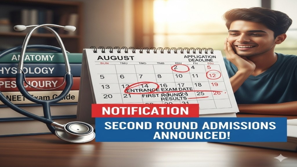 state announces neet second round timeline medical dental
