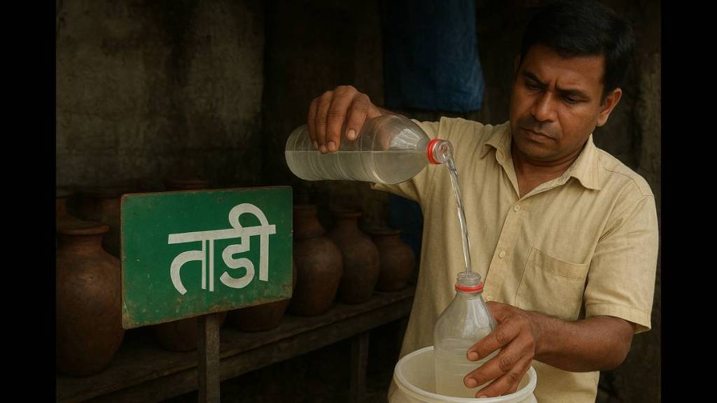 Sale of adulterated toddy in Vasai-Virar