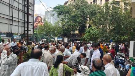 thane Nalpada Residents slum drive away SRA survey staff amid ongoing protests over redevelopment