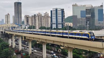 Thane Metro 4 Trial Run Thane Metro 4 Trial Run