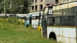 Vasai Virar Municipal Corporation toilets dilapidated buses