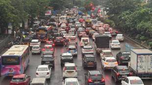 Thane traffic jam news