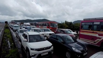 traffic jam on mumbai goa highway due to ganpati return