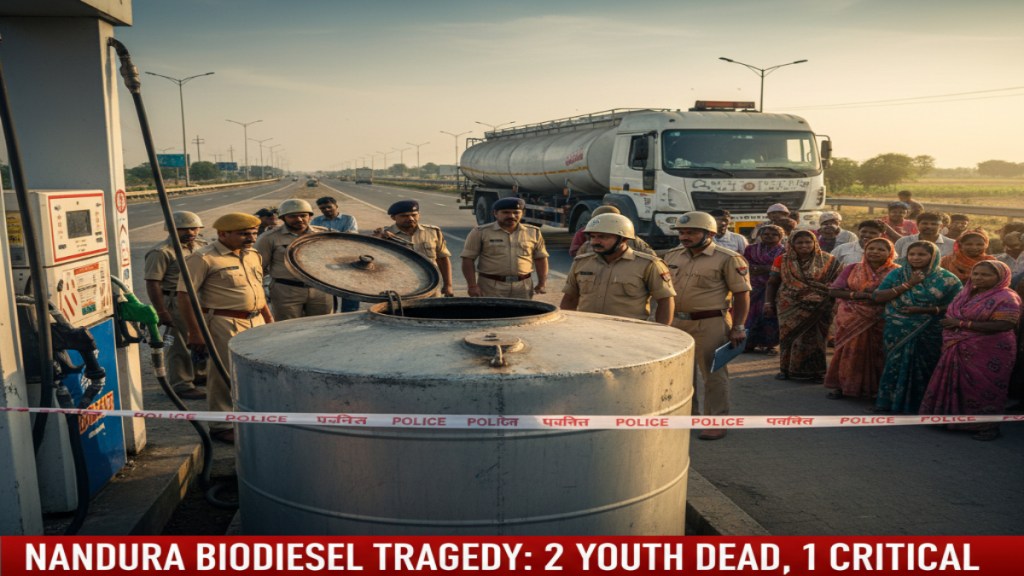 tragic death inside tank at biodiesel station buldhana