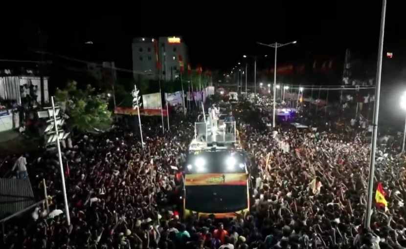 Crowd stampede at Vijay’s political rally in Karur kills many people including children