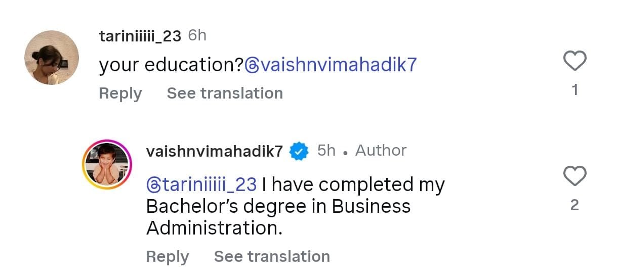 mp dhananjay mahadik daughter in law vaishnavi mahadik education details