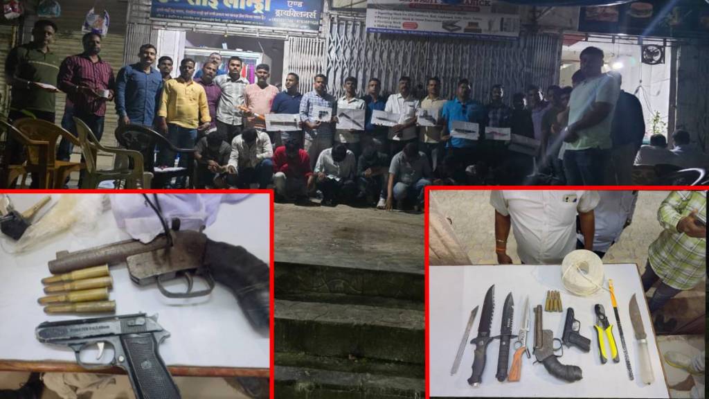 Armed robbery plot foiled in Vasai