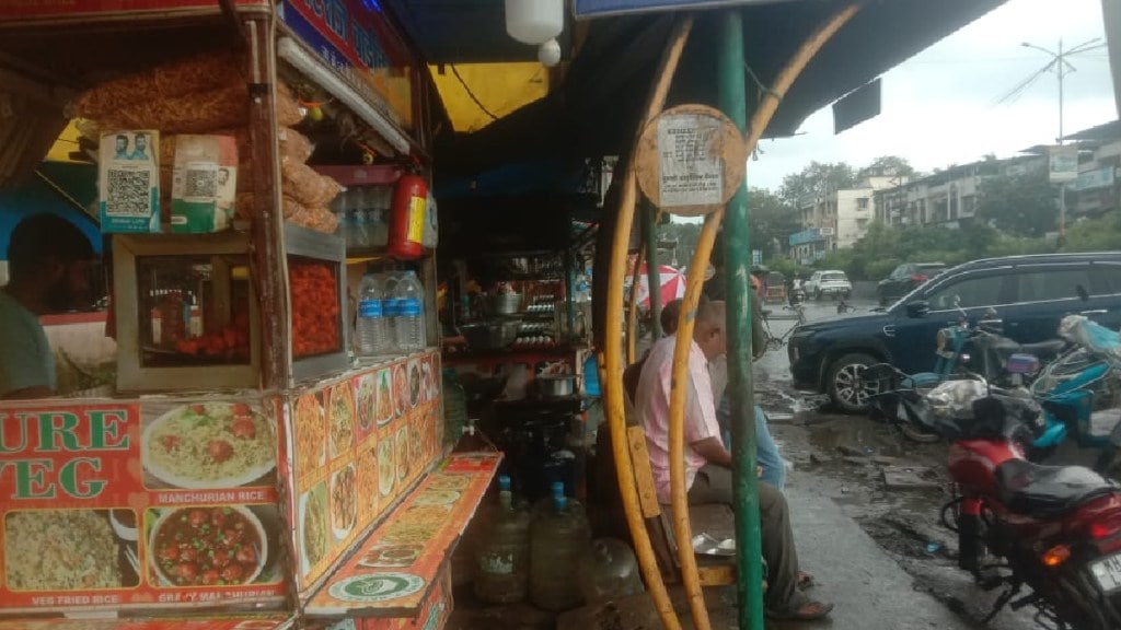 Bus stops built for passengers are under attack from encroachments vasai news
