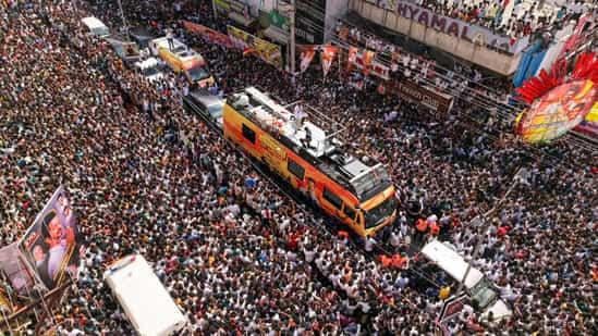 Crowd stampede at Vijay’s political rally in Karur kills many people including children