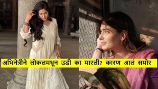 why karishma sharma jumps off from local