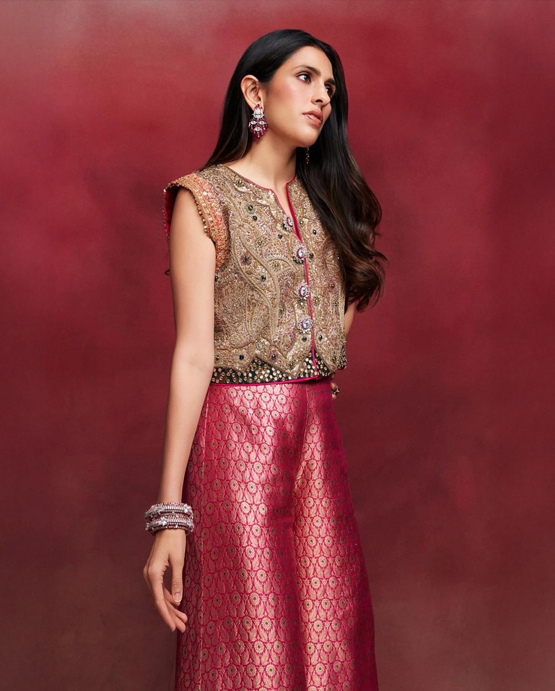 Manish Malhotra diwali party shloka ambani and radhika marchant
