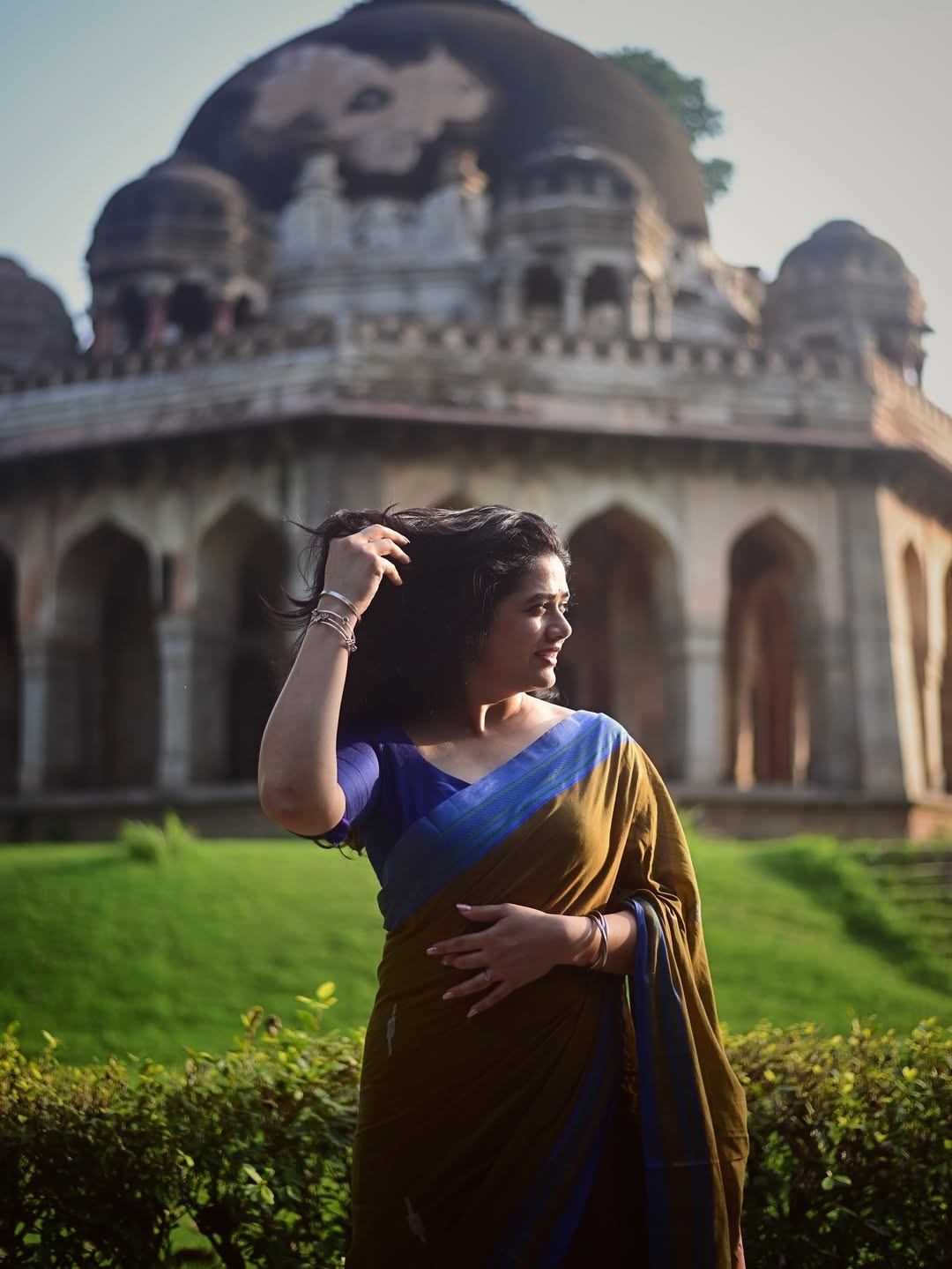 Girija Oak Godbole photoshoot at historical place