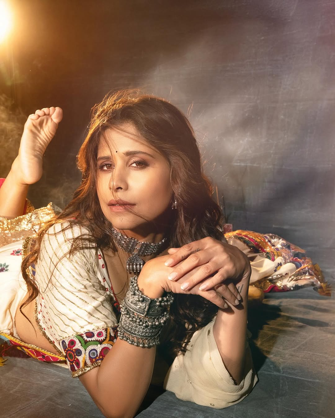 Sai Tamhankar Dhanteras look