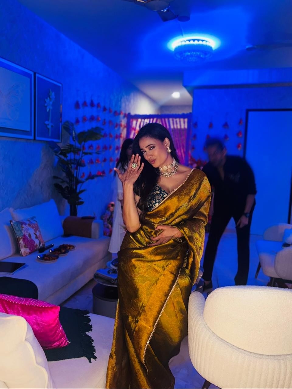 shweta tiwari diwali party photos
