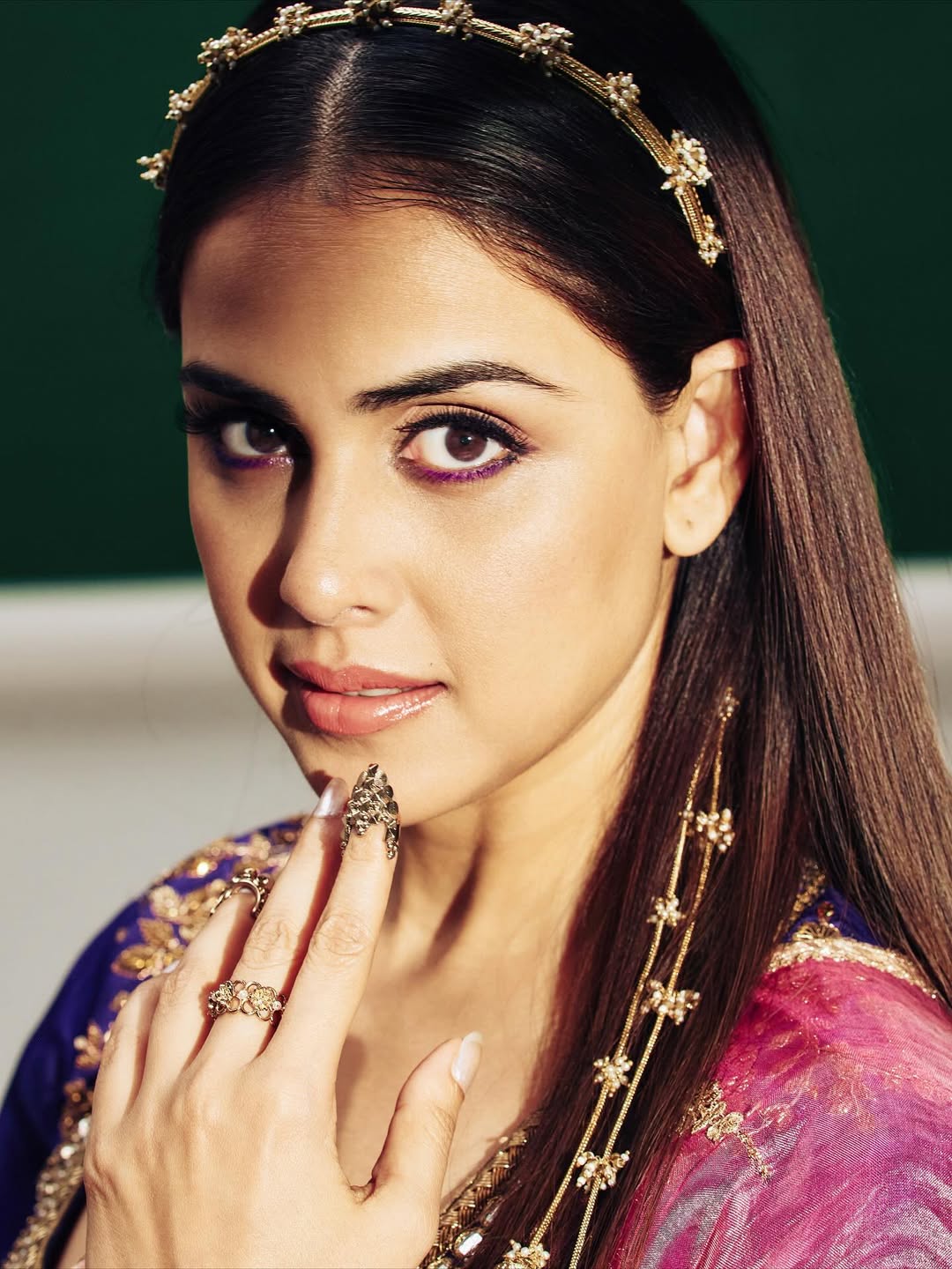 Genelia deshmukh diwali look 