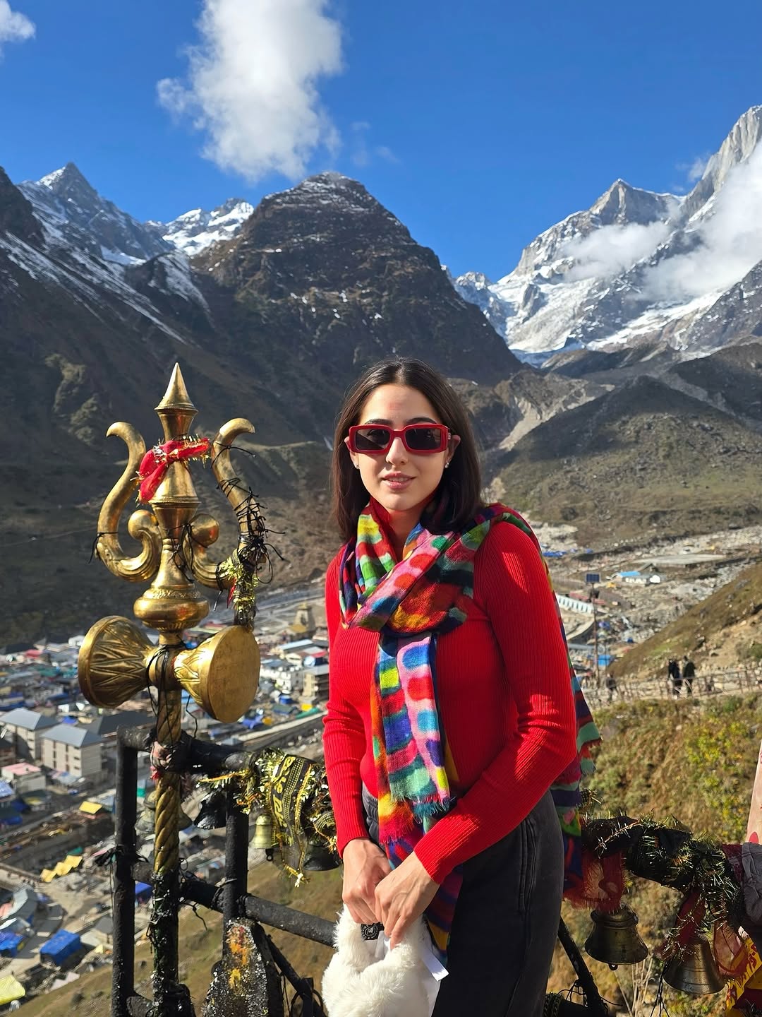 Sara Ali Khan Kedarnath visit