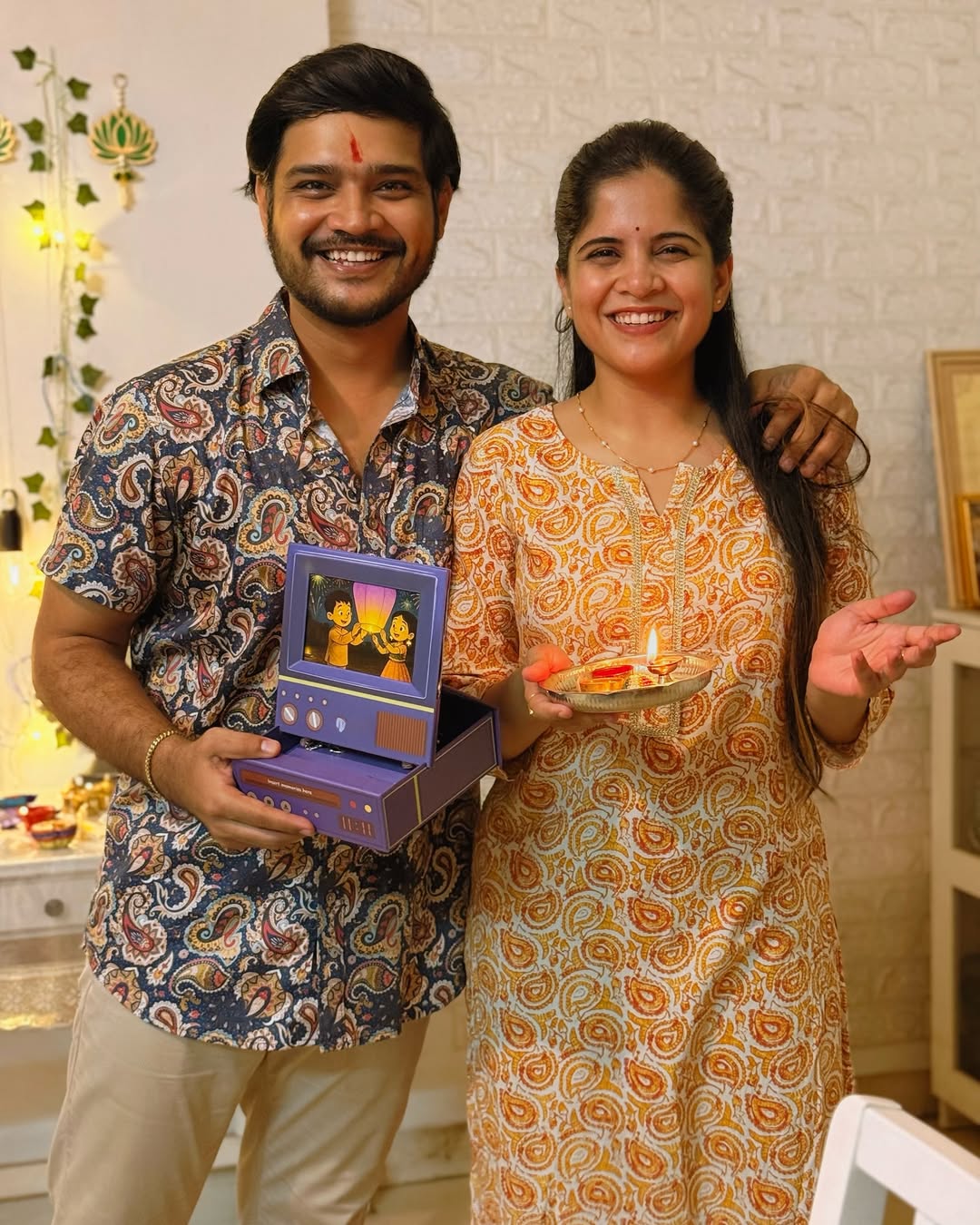 Amruta Deshmukh family celebration