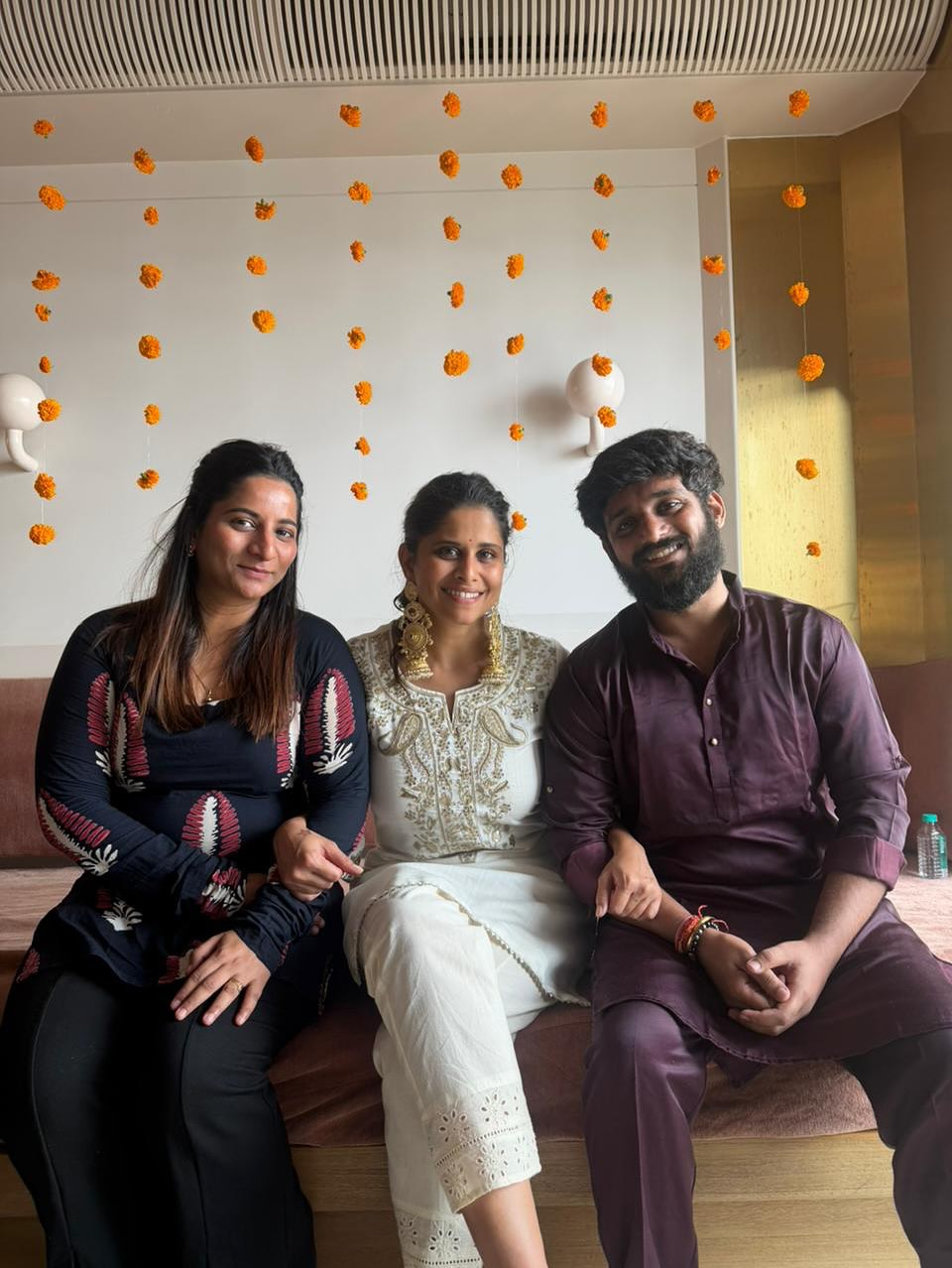 Sai Tamhankar Diwali party with Kriti Sanon 