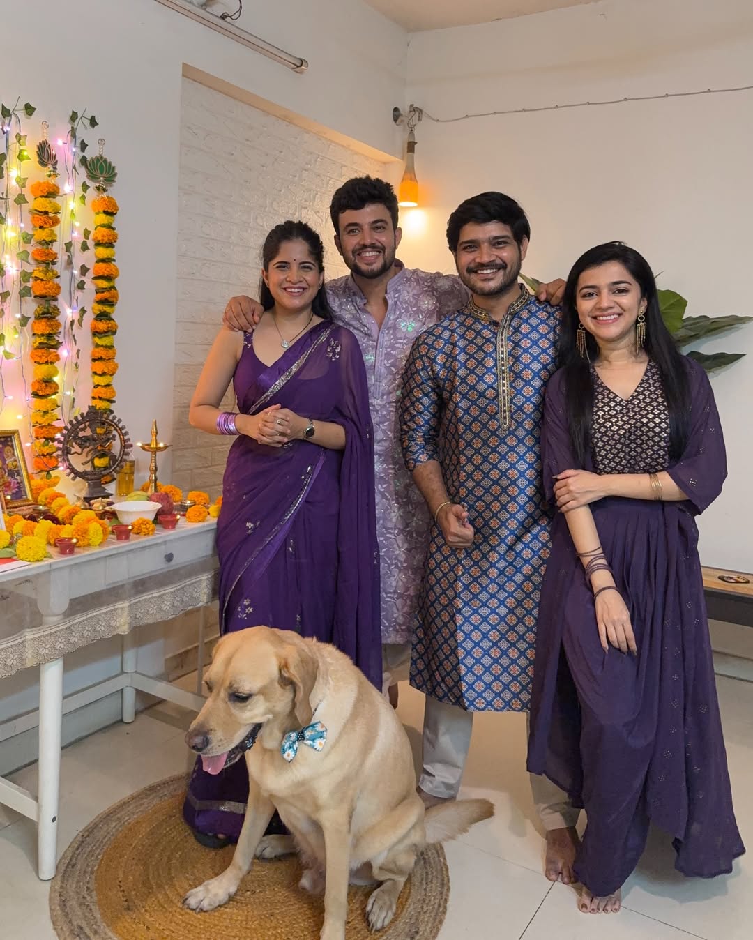 Amruta Deshmukh family celebration