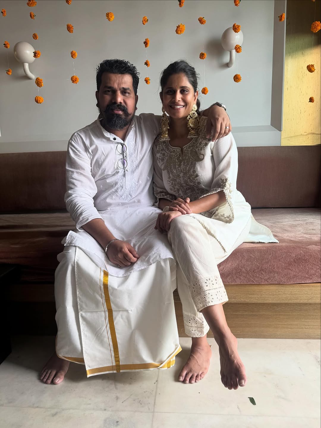 Sai Tamhankar Diwali party with Kriti Sanon 