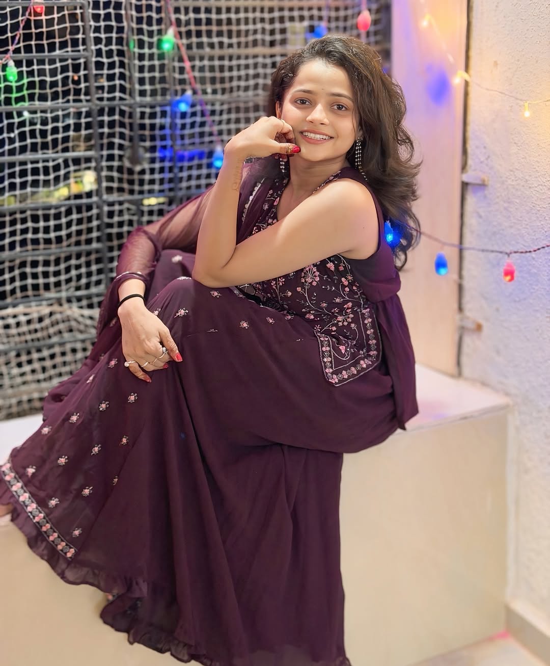 Shivali parab traditional look