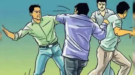 A gang beat up a youth in Pimpri A gang beat up a youth in Pimpri