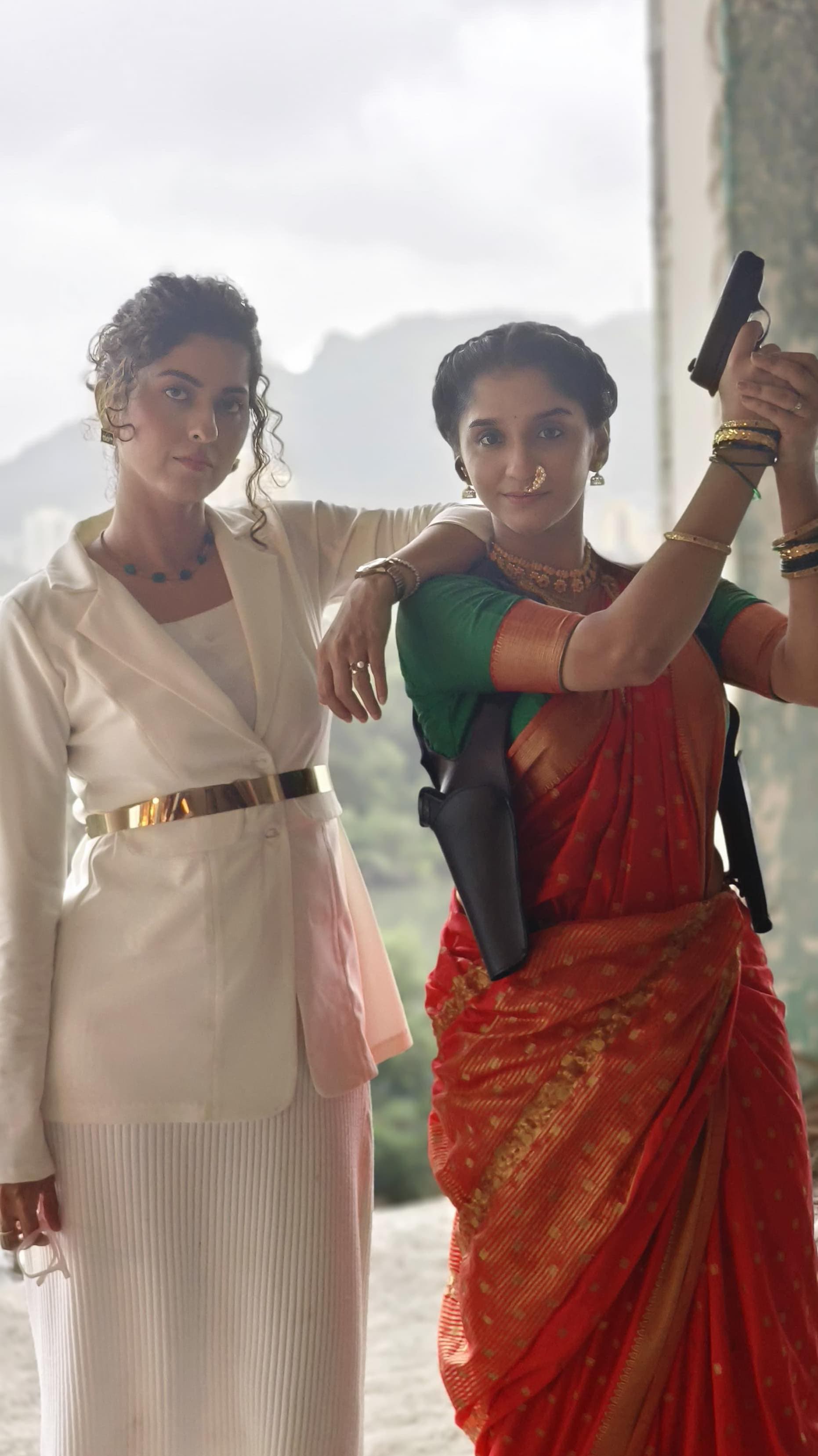 Abhidnya Bhave Designer Saree Look