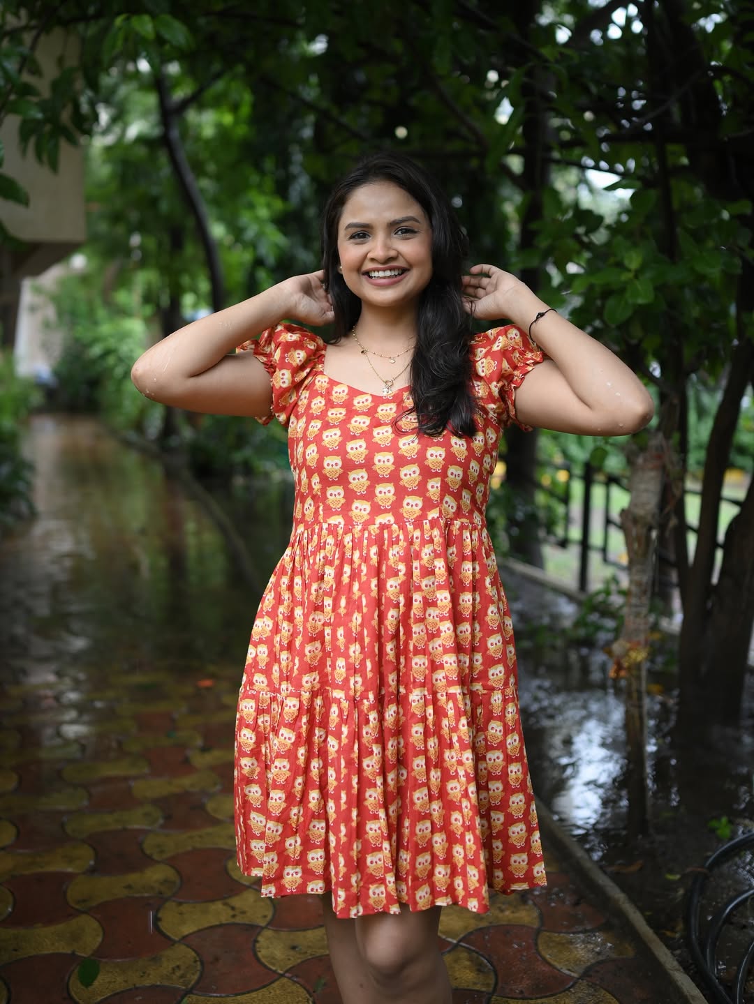 Apurva Gore Yellow Saree Look